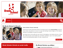 Tablet Screenshot of bredeschoolutrecht.nl